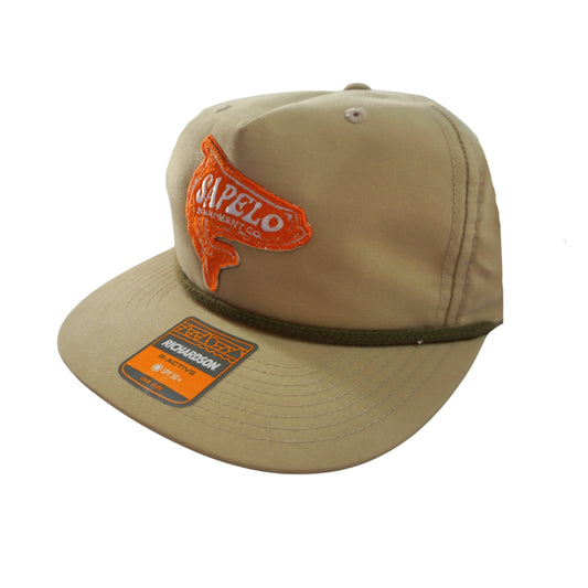 Khaki Tarpon Rope Snapback