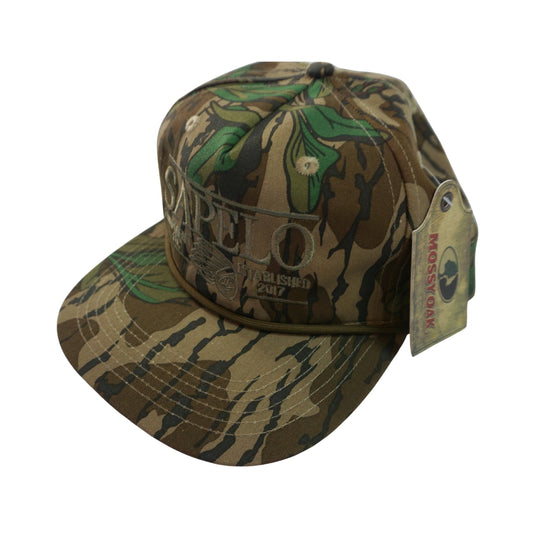 Mossy Oak Greenleaf Camo Rope Snapback