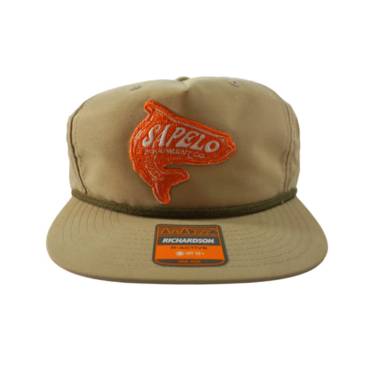 Khaki Tarpon Rope Snapback