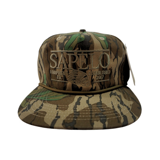 Mossy Oak Greenleaf Camo Rope Snapback