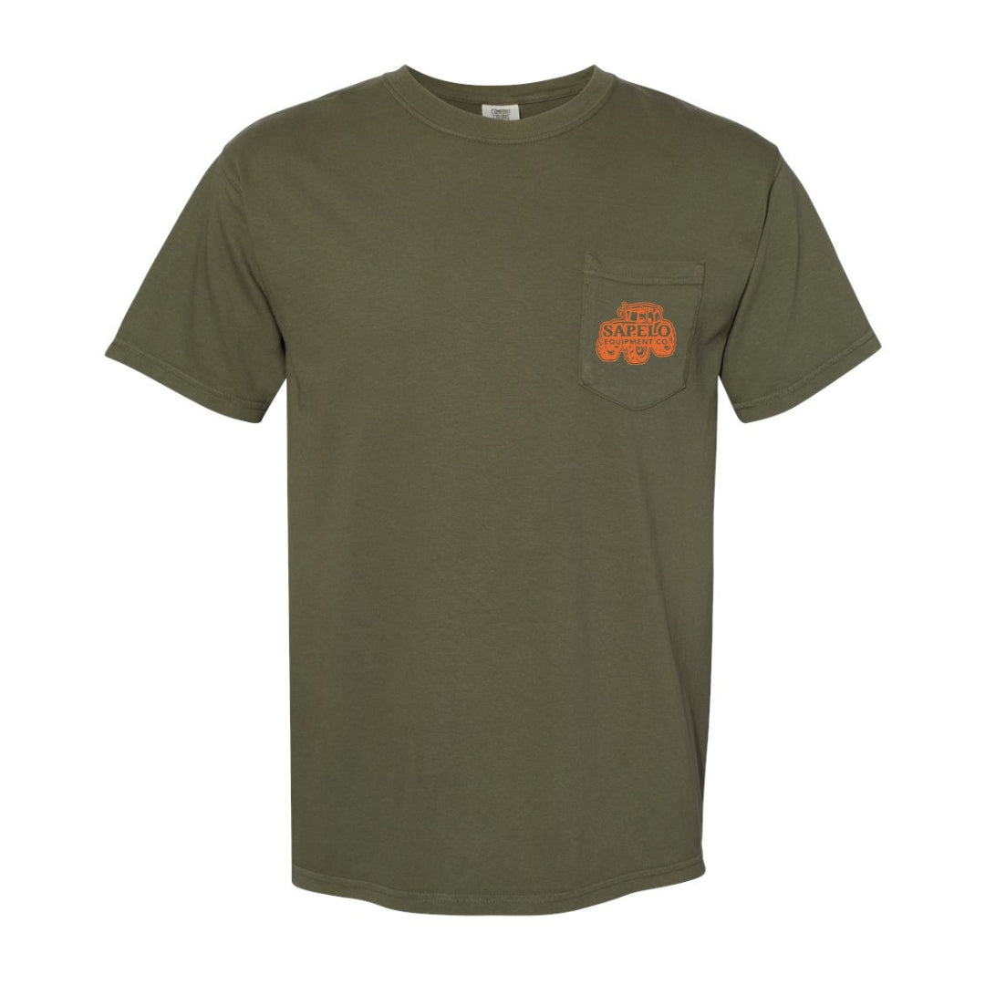 Sage Tractor Pocket Tee