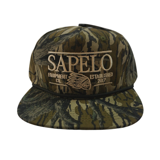 Mossy Oak Bottomland Camo Rope Snapback