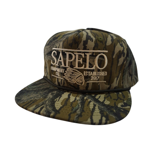 Mossy Oak Bottomland Camo Rope Snapback