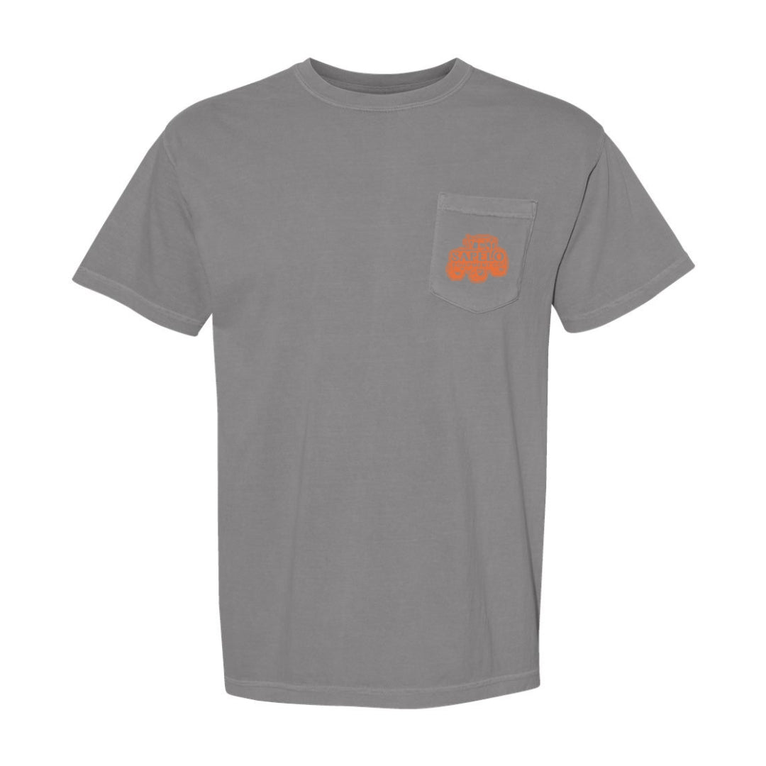 Grey Tractor Pocket Tee