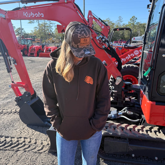 Brown x Orange Hoodie