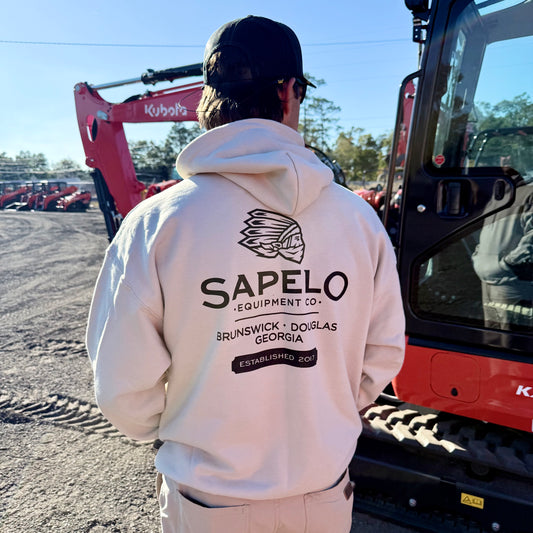 Beige x Black Hoodie