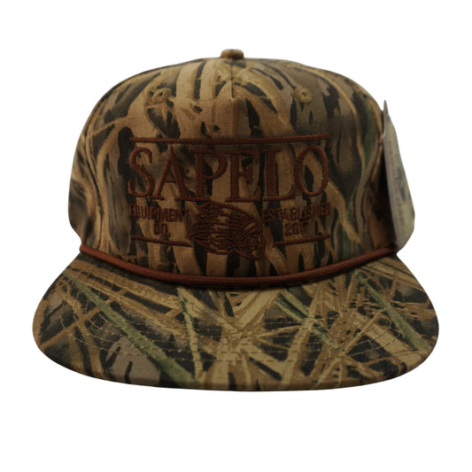 Mossy Oak Shadow Grass Camo Rope Snapback