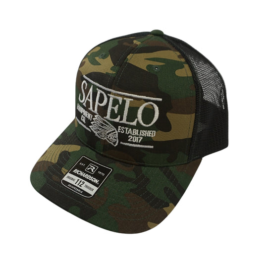 Green Camo/Black Trucker