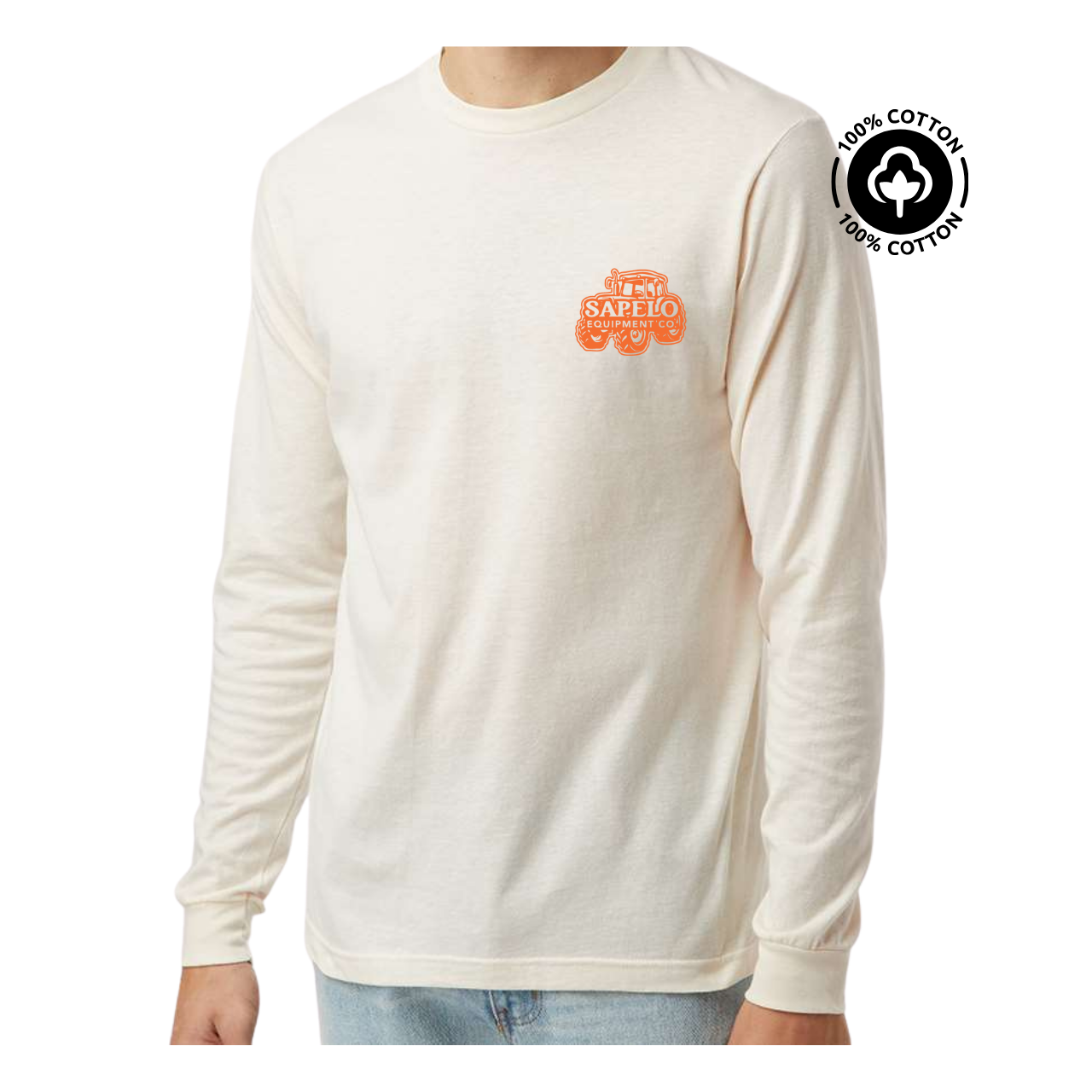 Long Sleeve Tee in Natural