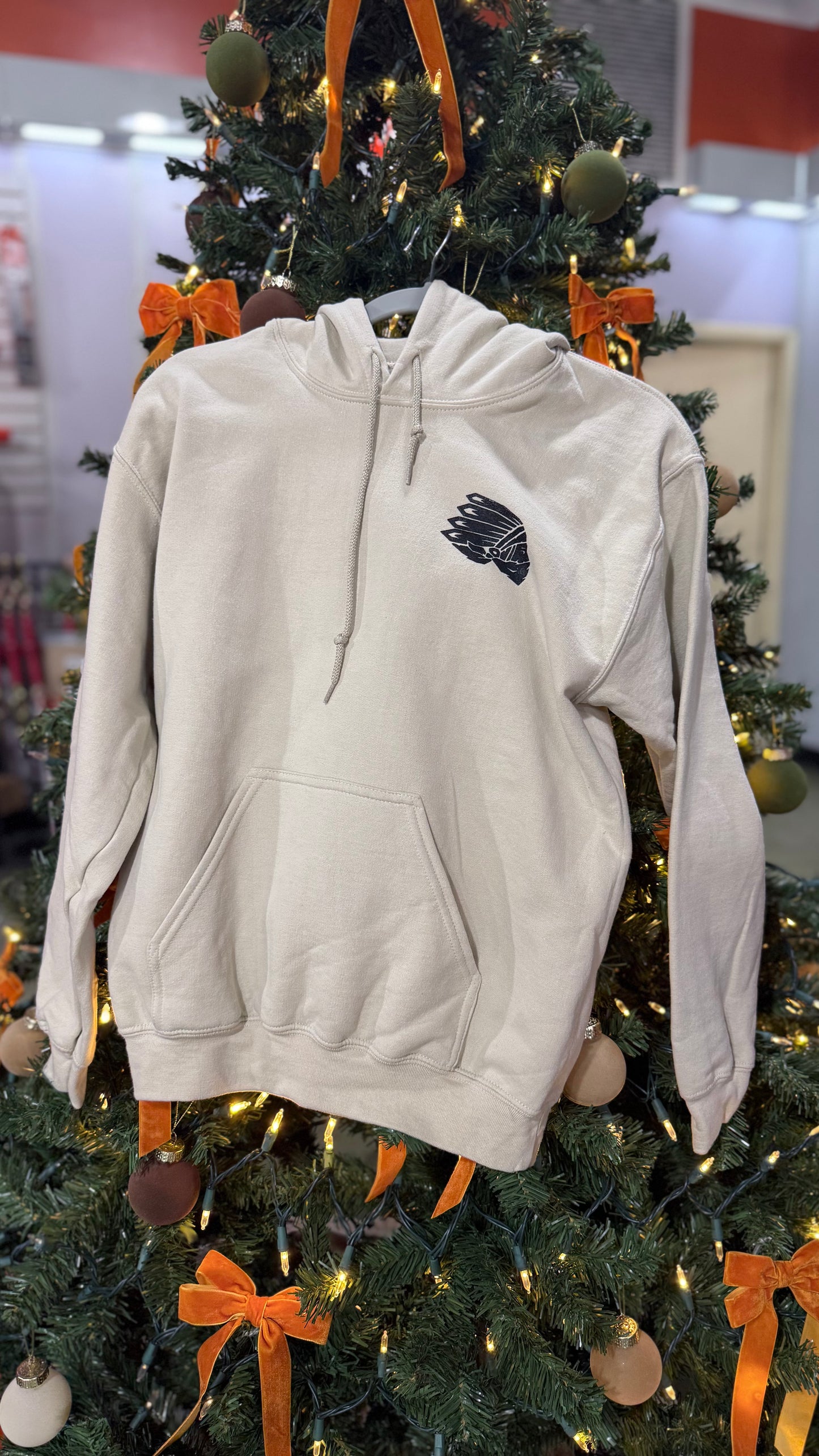 Beige x Black Hoodie