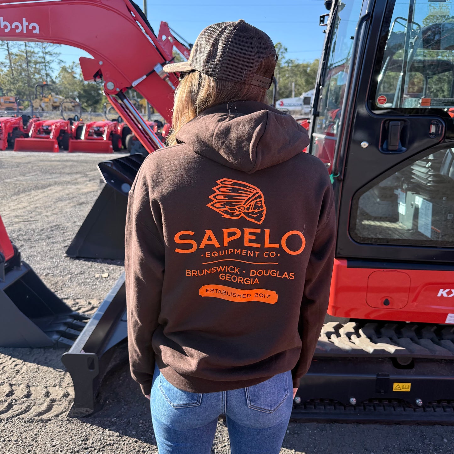 Brown x Orange Hoodie