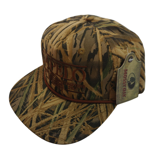 Mossy Oak Shadow Grass Camo Rope Snapback